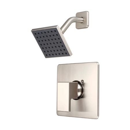 Pioneer Industries 1-Handle Shower Trim Set, Brushed Nickel, Wall T-4MO310-BN